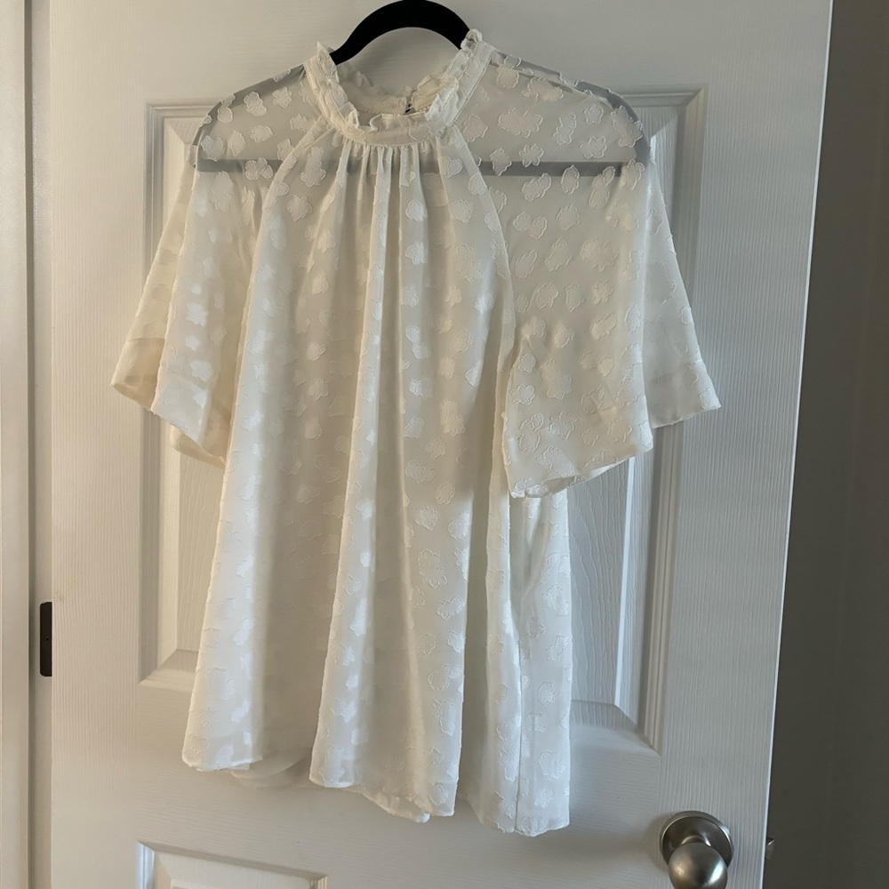 Anthropologie floral blouse